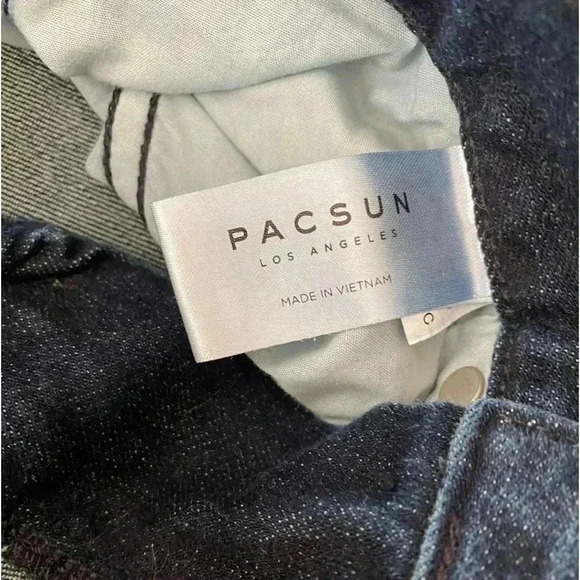 💥PACSUN Mens Slim Taper Vintage Jeans 29 - Picture 10 of 11
